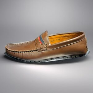 Men Classic Leather Shoes - Brown